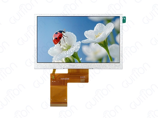 Industrial control display screen