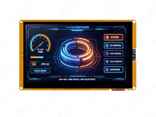 How to drive a 7-inch RGB display with ESP32